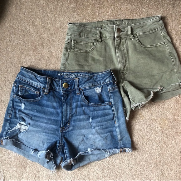 8 AMERICAN EAGLE SUPER STRETCH HIGH WAIST SHORTS BUNDLE 👖 - Picture 5 of 6